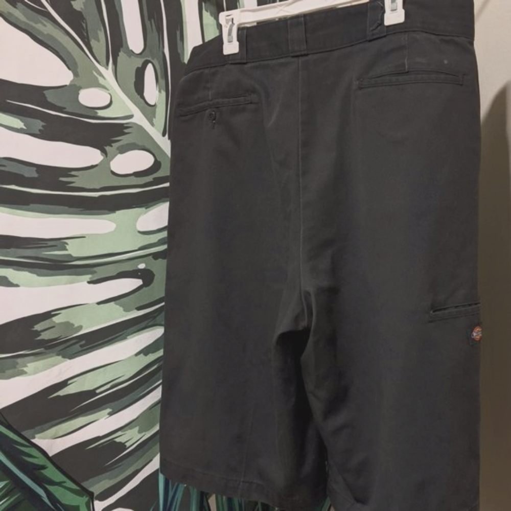 DICKIES Utility Work Shorts - Gray - Long - 38"